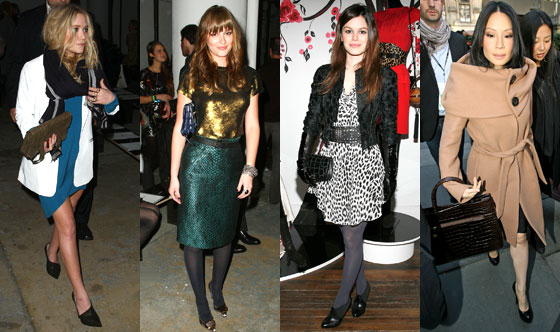 Mary-Kate Olsen, Leighton Meester, Rachel Bilson, Lucy Liu Mary-Kate Olsen, Leighton Meester, Rachel Bilson, Lucy Liu